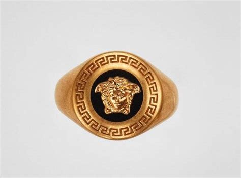 bague versace or 18k homme|Bagues Homme .